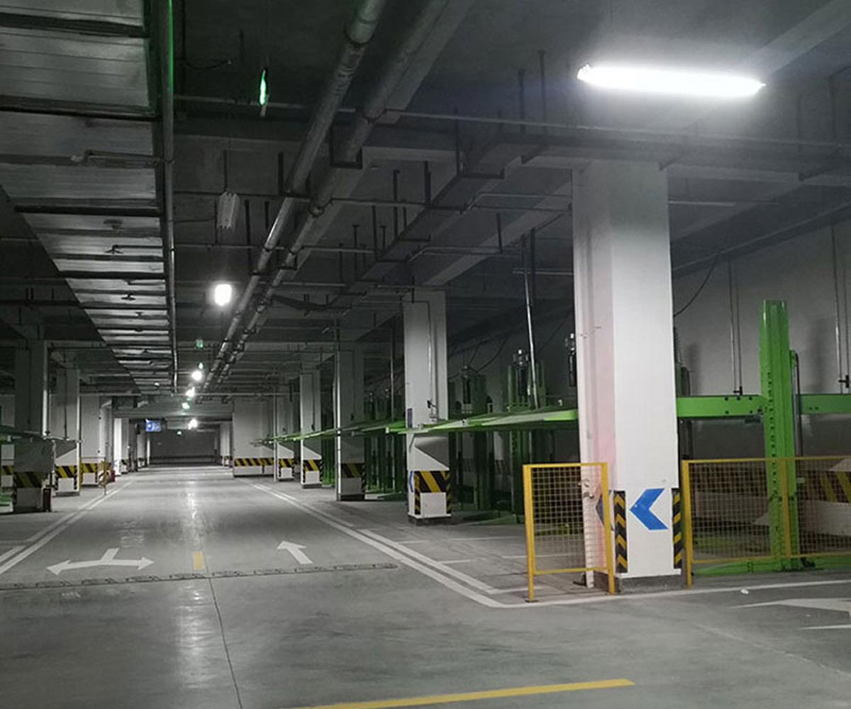 昆明PSH五層升降橫移類(lèi)停車(chē)設(shè)備（負(fù)二正三地坑式）技術(shù)參數(shù)